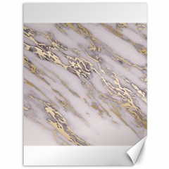 Marble With Metallic Gold Intrusions On Gray White Stone Texture Pastel Rose Pink Background Canvas 36  X 48  by genx