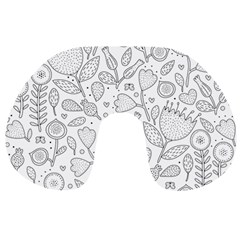 Floral Pattern Travel Neck Pillow