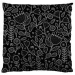 Floral pattern Large Cushion Case (Two Sides) Front