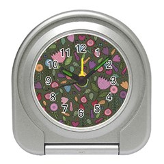 Floral pattern Travel Alarm Clock