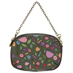 Floral Pattern Chain Purse (one Side) by Valentinaart