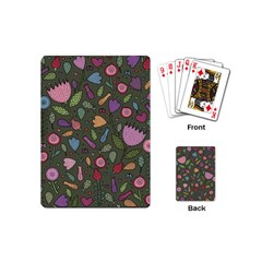 Floral pattern Playing Cards Single Design (Mini)