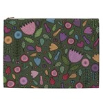 Floral pattern Cosmetic Bag (XXL) Front