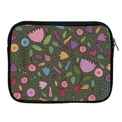 Floral pattern Apple iPad 2/3/4 Zipper Cases