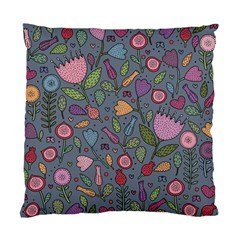 Floral Pattern Standard Cushion Case (one Side) by Valentinaart