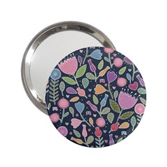 Floral Pattern 2 25  Handbag Mirrors by Valentinaart