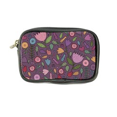 Floral Pattern Coin Purse by Valentinaart