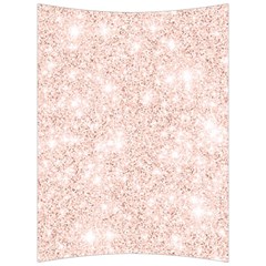 Rose Gold Pink Glitters Metallic Finish Party Texture Imitation Pattern Back Support Cushion by genx