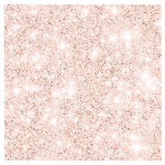 Rose Gold Pink Glitters Metallic Finish Party Texture Imitation Pattern Wooden Puzzle Square by genx