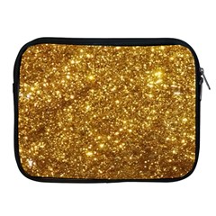 Gold Glitters Metallic Finish Party Texture Background Faux Shine Pattern Apple Ipad 2/3/4 Zipper Cases by genx