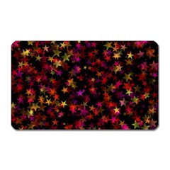 Seamless Star Texture Christmas Magnet (rectangular) by Wegoenart