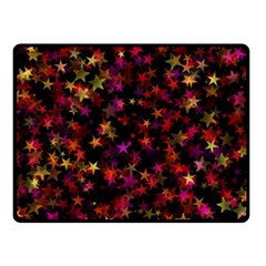 Seamless Star Texture Christmas Double Sided Fleece Blanket (small)  by Wegoenart