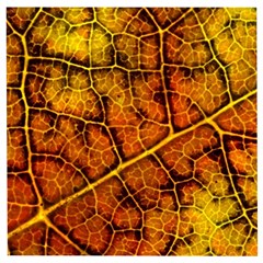 Autumn Leaves Forest Fall Color Wooden Puzzle Square by Wegoenart