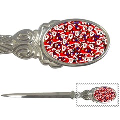 Nicholas Santa Christmas Pattern Letter Opener