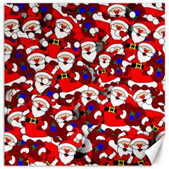 Nicholas Santa Christmas Pattern Canvas 20  X 20 