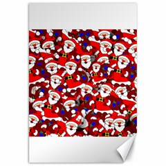 Nicholas Santa Christmas Pattern Canvas 20  X 30  by Wegoenart