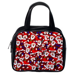 Nicholas Santa Christmas Pattern Classic Handbag (One Side)