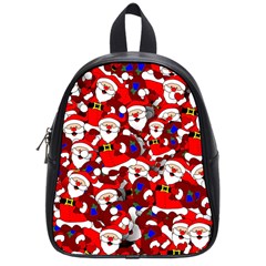 Nicholas Santa Christmas Pattern School Bag (small) by Wegoenart