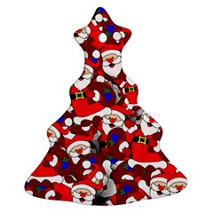 Nicholas Santa Christmas Pattern Ornament (Christmas Tree) 