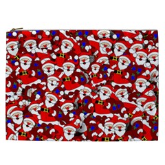 Nicholas Santa Christmas Pattern Cosmetic Bag (xxl) by Wegoenart