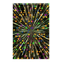 Explosion Abstract Pattern Shower Curtain 48  X 72  (small)  by Wegoenart