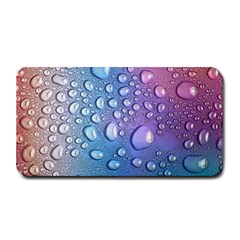 Drop Of Water Rainbow Wet Liquid Medium Bar Mats by Wegoenart