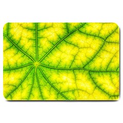 Photosynthesis Leaf Green Structure Large Doormat  by Wegoenart