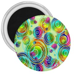 Wallpaper Pattern Colorful Color 3  Magnets