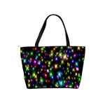 Star Colorful Christmas Abstract Classic Shoulder Handbag Back