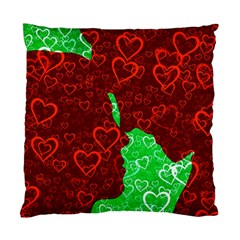 Love Lovers Romance Background Standard Cushion Case (two Sides)