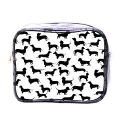 Dachshunds! Mini Toiletries Bag (one Side) by ZeeBee