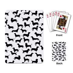 Dachshunds! Playing Cards Single Design (rectangle) by ZeeBee
