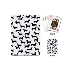 Dachshunds! Playing Cards Single Design (mini) by ZeeBee
