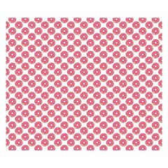 Donuts Rose Double Sided Flano Blanket (small)  by kcreatif