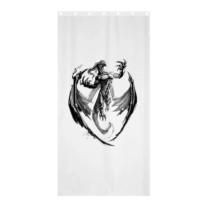 Dragon Design  Shower Curtain 36  x 72  (Stall) 