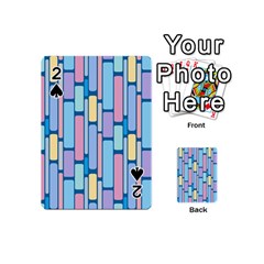 Background Wallpaper Block Pattern Playing Cards 54 Designs (mini) by Vaneshart