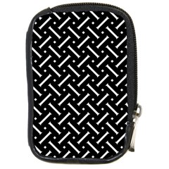 Geometric Pattern Design Repeating Eamless Shapes Compact Camera Leather Case