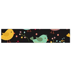 Birds Cute Pattern Background Small Flano Scarf