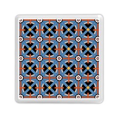 Pattern Weave Background Blue Red Black Memory Card Reader (square) by Vaneshart