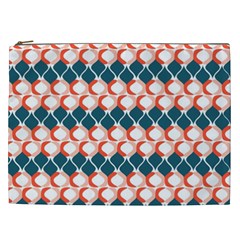 Abstract Seamless Pattern Graphic Lines Vintage Background Grunge Diamond Square Cosmetic Bag (xxl)