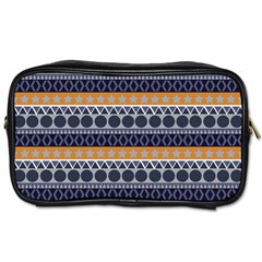 Abstract Seamless,pattern Graphic Lines Vintage Background Grunge Diamond Square Toiletries Bag (one Side)