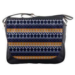 Abstract Seamless,pattern Graphic Lines Vintage Background Grunge Diamond Square Messenger Bag