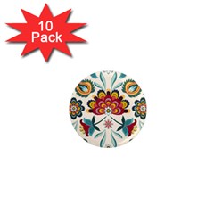 Baatik Print  1  Mini Magnet (10 Pack) 