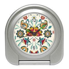 Baatik Print  Travel Alarm Clock by designsbymallika
