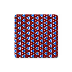 Pattern Triangles Seamless Red Blue Seamless Pattern Texture Seamless Patterns Repetition Square Magnet