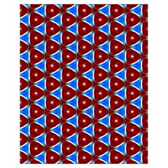 Pattern Triangles Seamless Red Blue Seamless Pattern Texture Seamless Patterns Repetition Drawstring Bag (small)