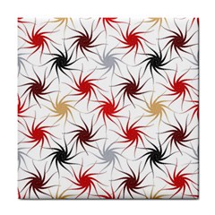 Pearl Pattern Floral Design Art Digital Seamless Tile Coaster