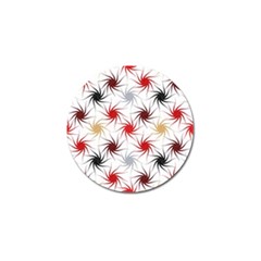 Pearl Pattern Floral Design Art Digital Seamless Golf Ball Marker by Vaneshart