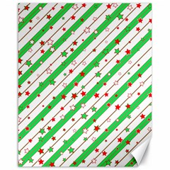 Christmas Paper Stars Pattern Texture Background Colorful Colors Seamless Canvas 16  X 20  by Vaneshart