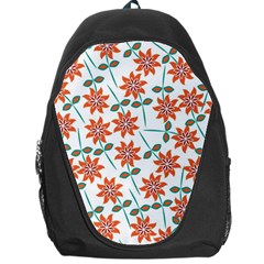 Vector Flower Floral Pattern Seamlesspattern Pink Colorful Kids Backpack Bag by Vaneshart